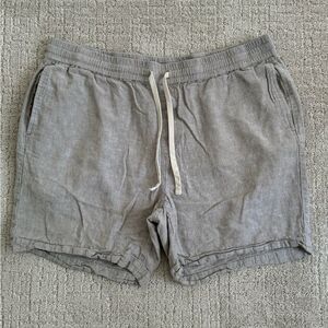 J. Crew Factory - Cotton Dock Shorts - Mens - XL - Gray